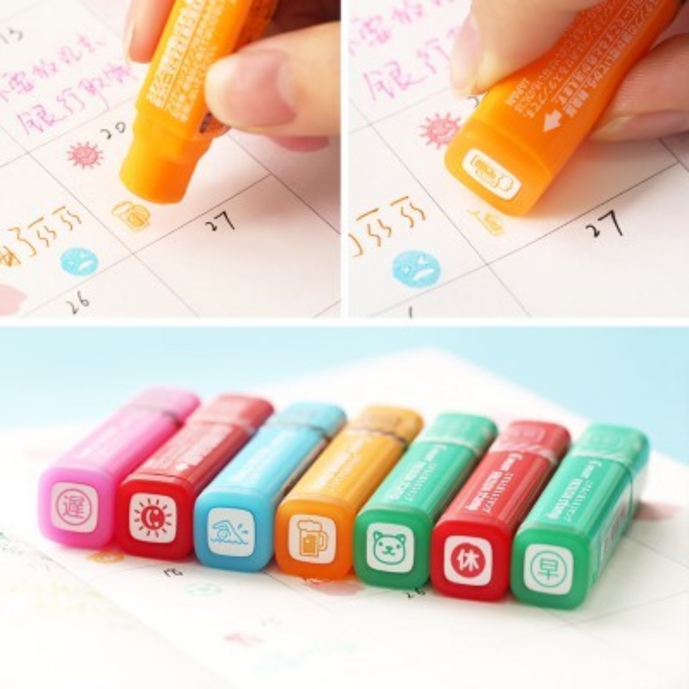 百樂PILOT FRIXION STAMP SPF-12 可擦拭印章 摩擦印章 手帳印章 兒童印章 魔擦【花屋】 | 蝦皮購物