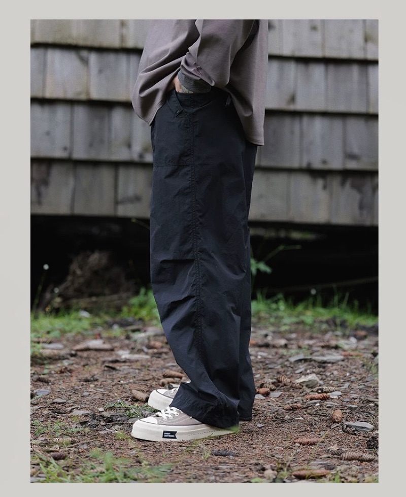 【Refresh】⛰️UNBENT 24AW Recycled Nylon Pants 尼龍 直筒 傘兵褲 長褲 | 蝦皮購物