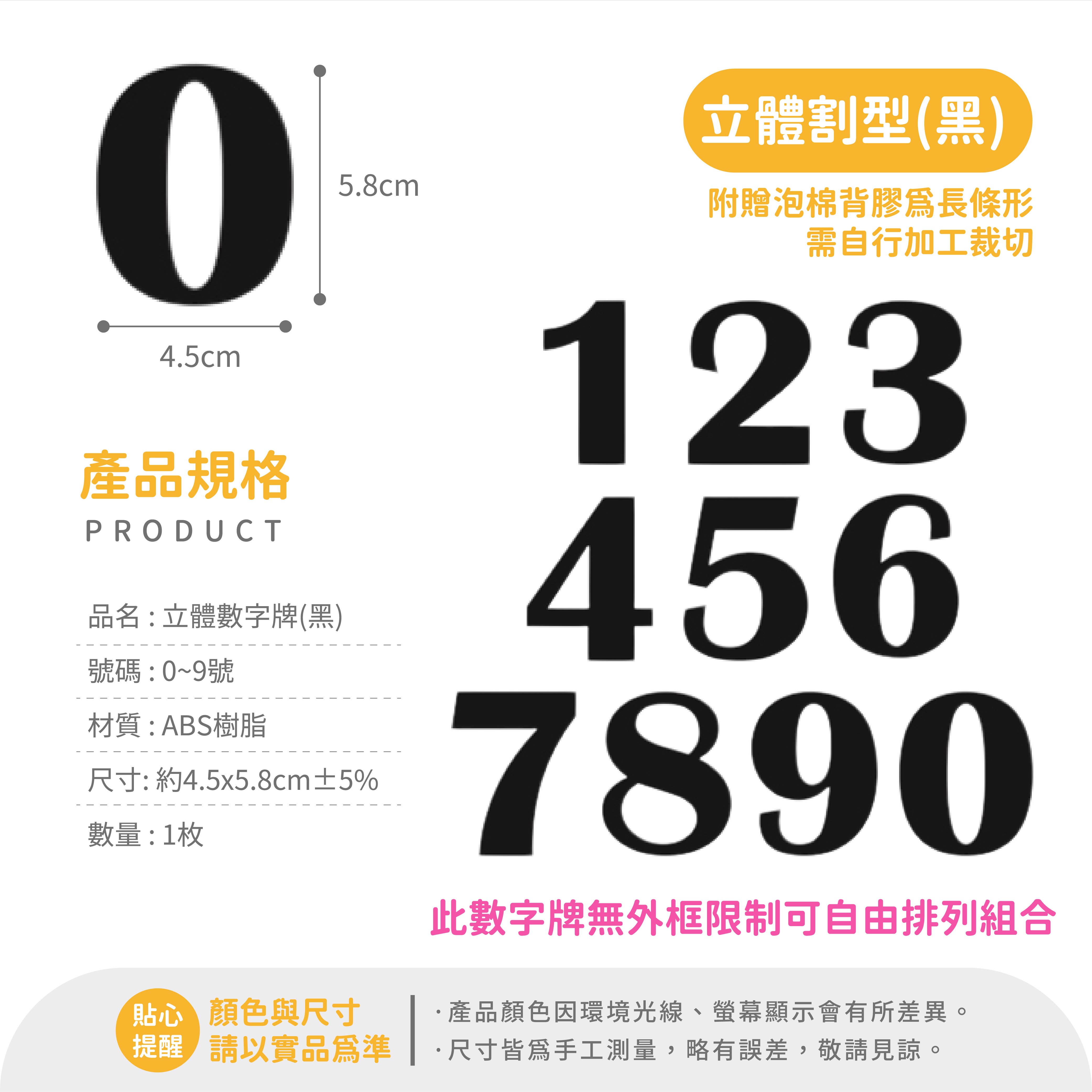 5cm 壓克力桌號貼 數字貼 號碼牌 門牌數字貼 房號牌 圓形數字牌 桌號牌 【319】 | 蝦皮購物