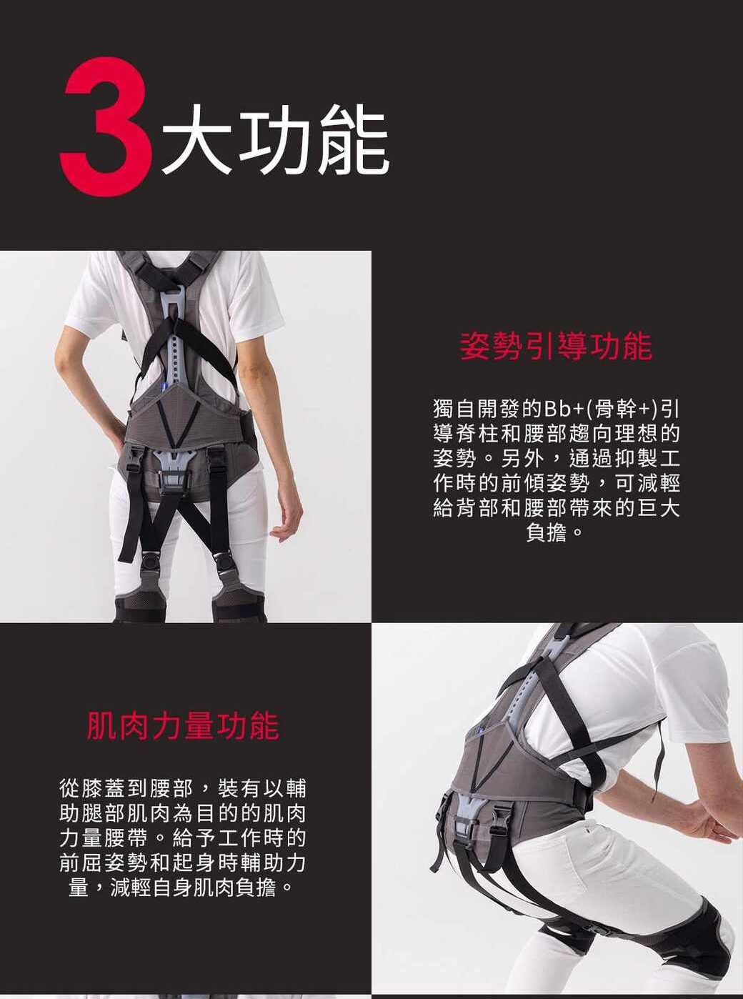日本製外骨骼型輔助套裝 Support Jacket Bb+ Pro | 蝦皮購物