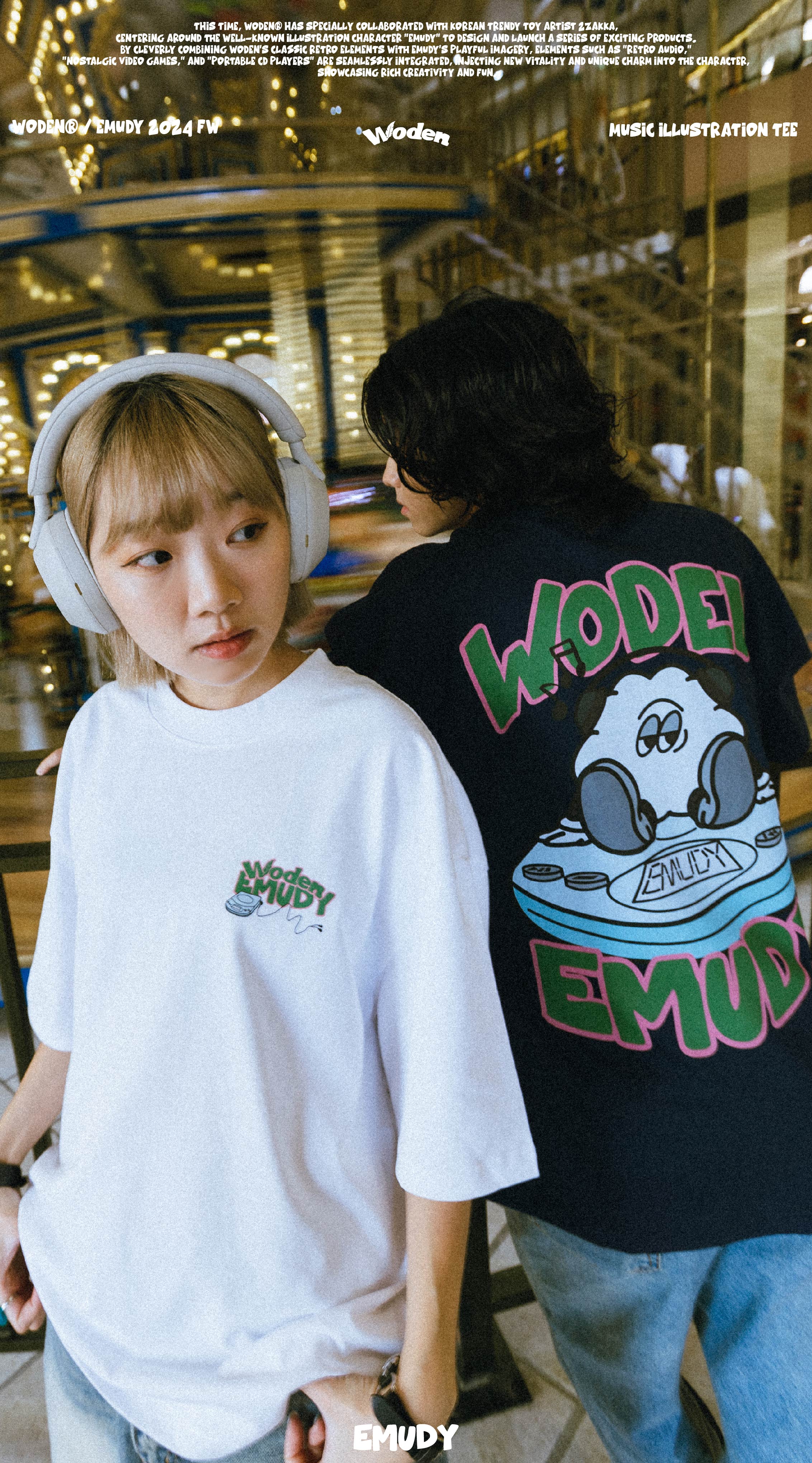 WODEN / EMUDY 2025 Fall & Winter 011 TTF BEST FRIEND TEE