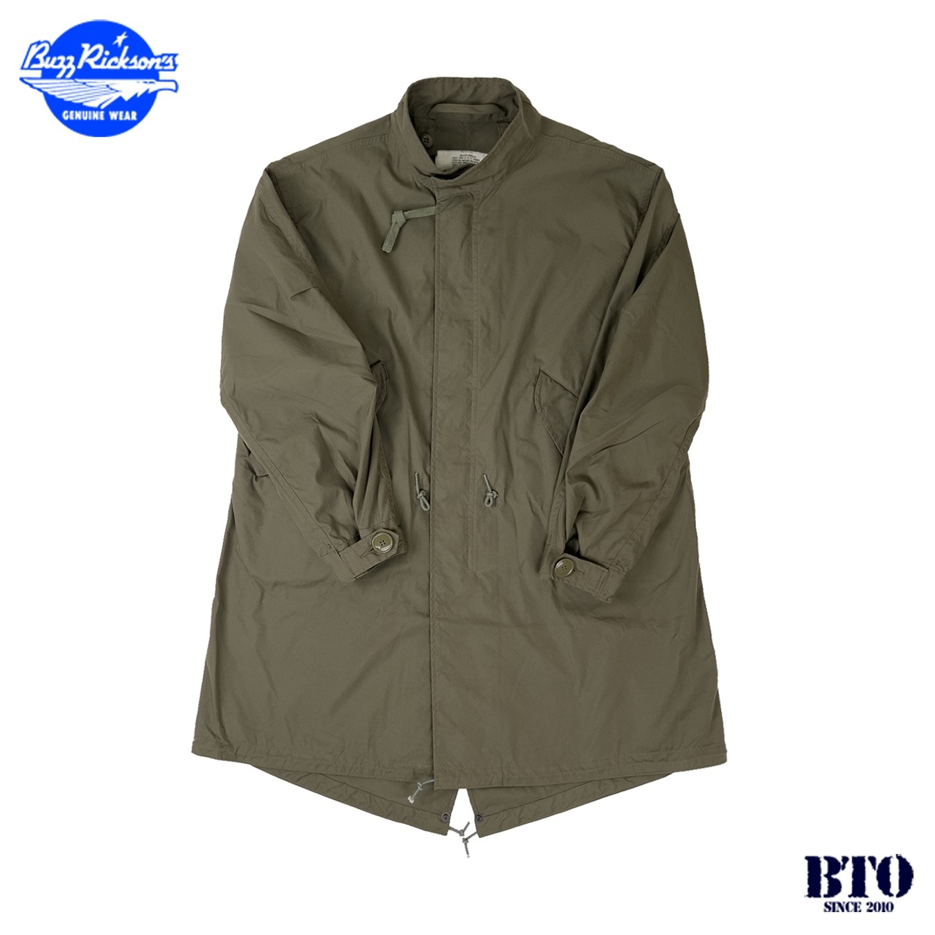 Buzz Rickson M-65 Coat (No Hood, No Liner) Men's Casual