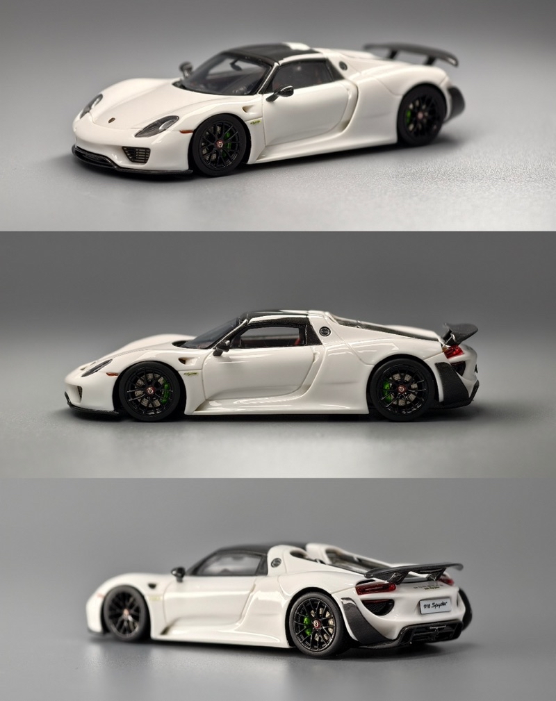 DMH*BCP Model 1:64 Porsche 918 Spyder 白| 蝦皮購物