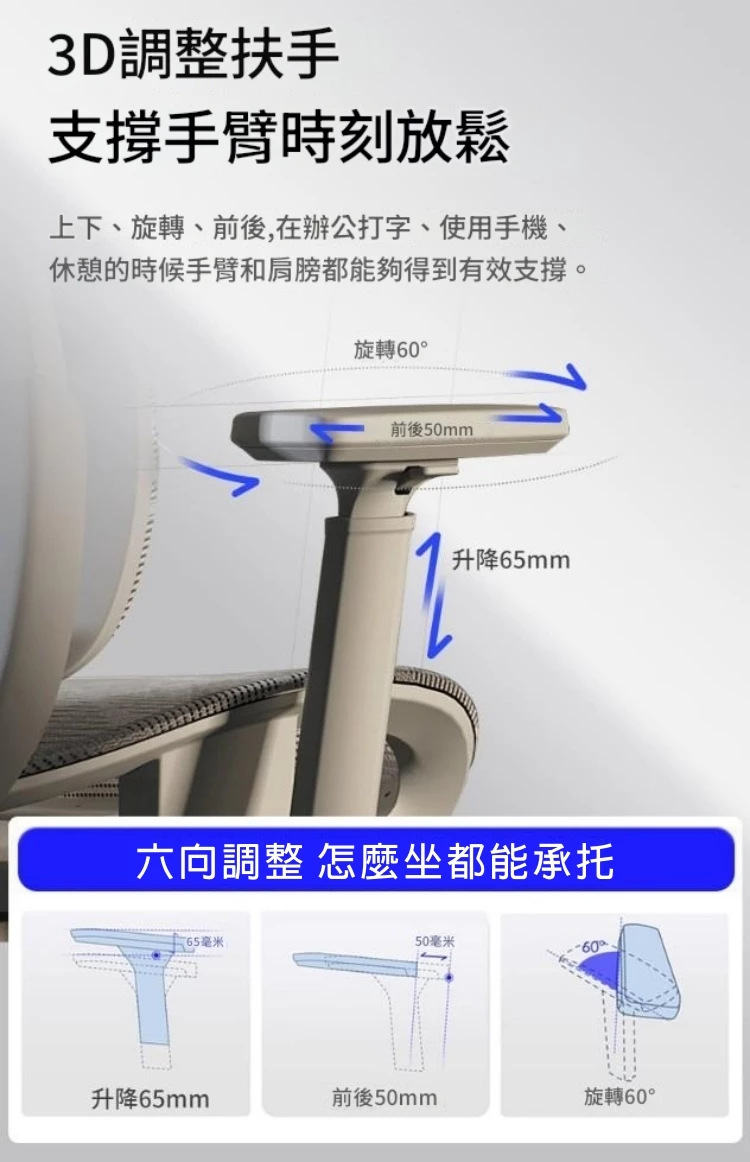 X-Win 高背人體工學電腦網椅 YM01S 20 X-Win 高背人體工學電腦網椅 YM01S 19