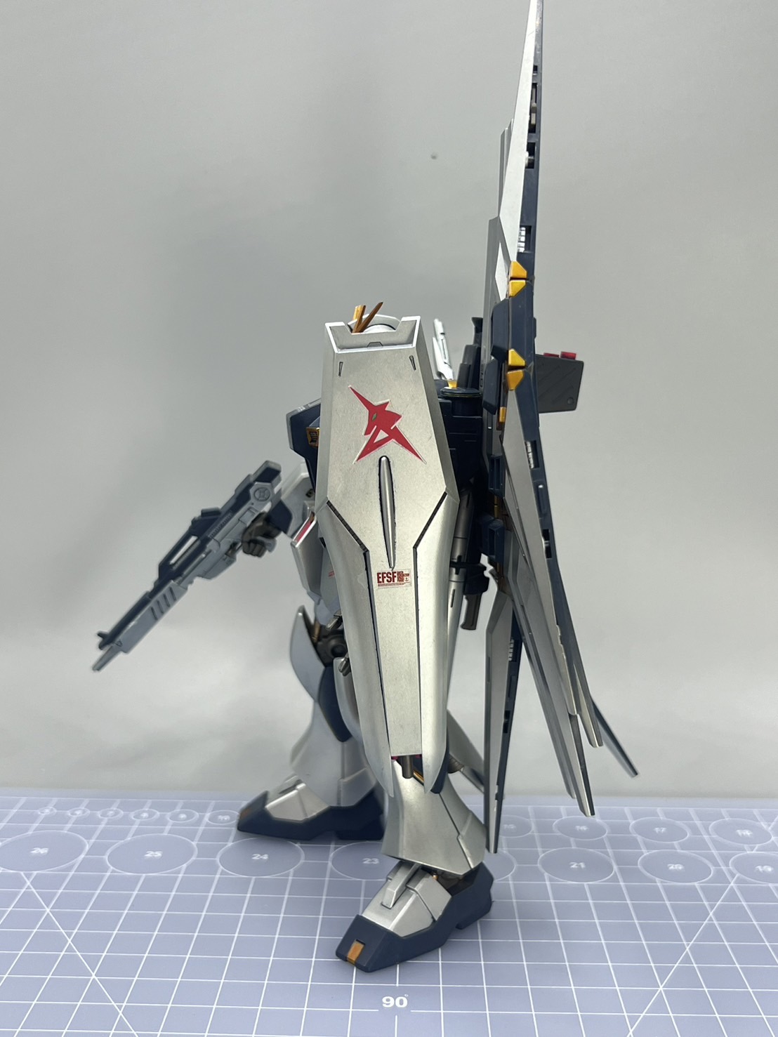 N656【模型出櫃】上色完成 HGUC #86 RX-93 牛鋼 v鋼彈 | 蝦皮購物