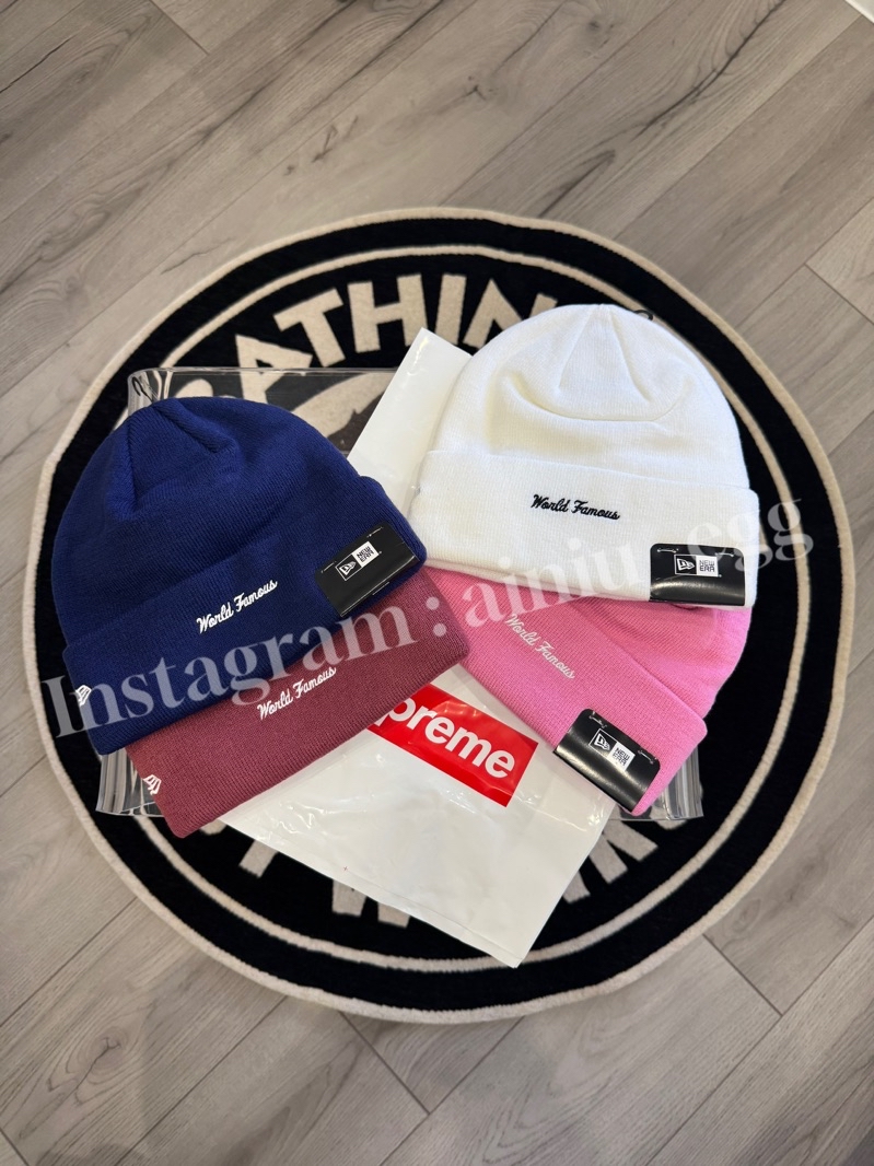 Supreme x New Era box logo beanie針織帽| 蝦皮購物