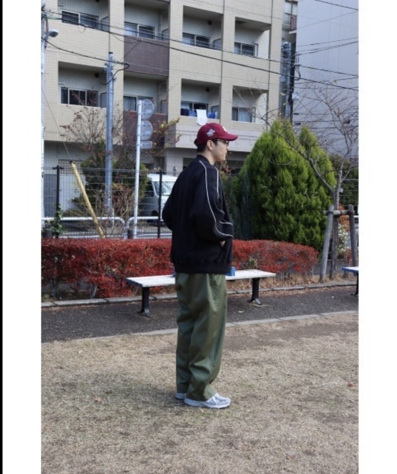 KEBOZ Half Zip Sweat Varsity Jacket