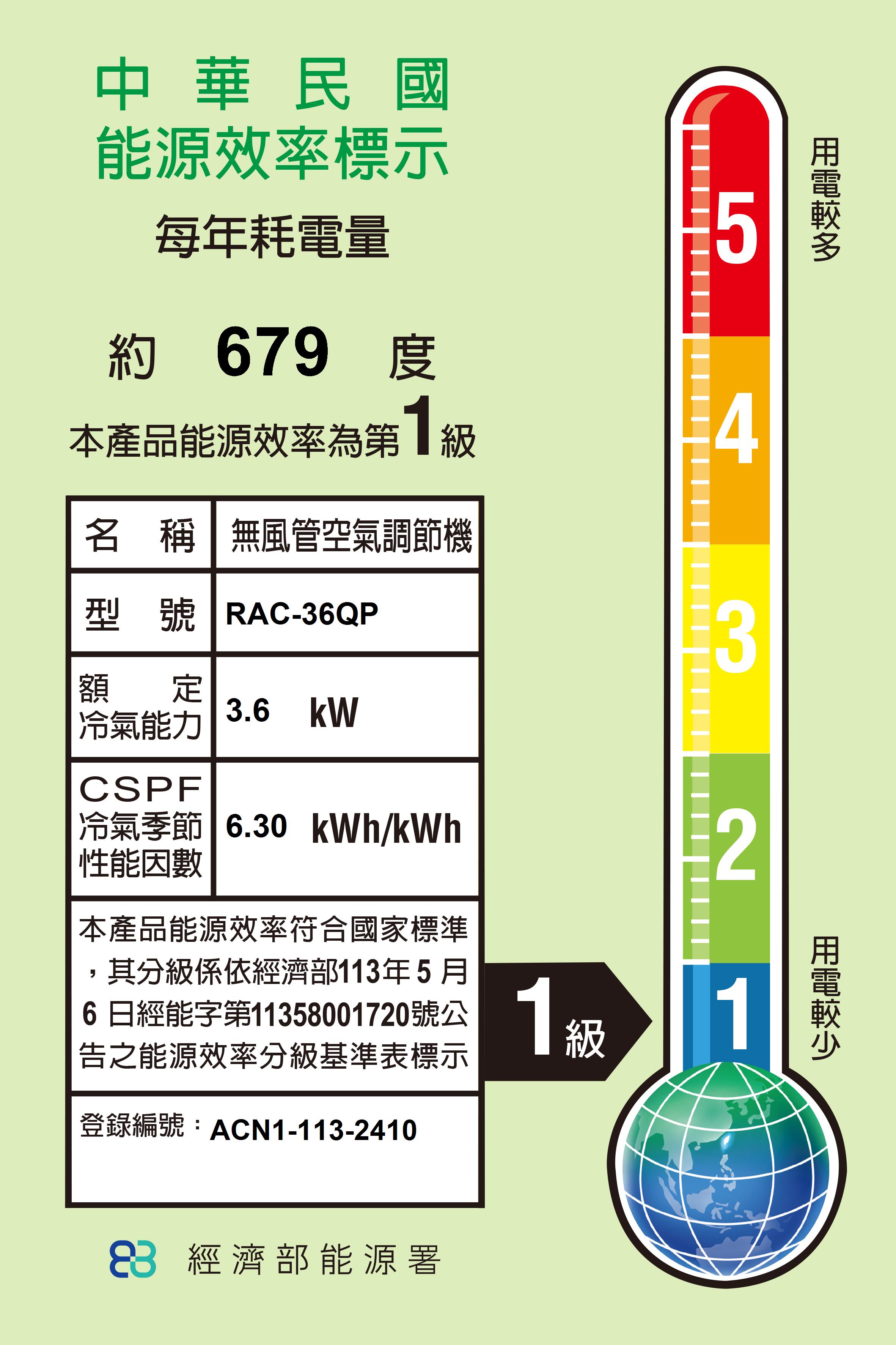 日立【旗艦系列】QP型冷專RAS-36HQP1/ RAC-36QP通過BSMI認證: R41010 | 蝦皮購物