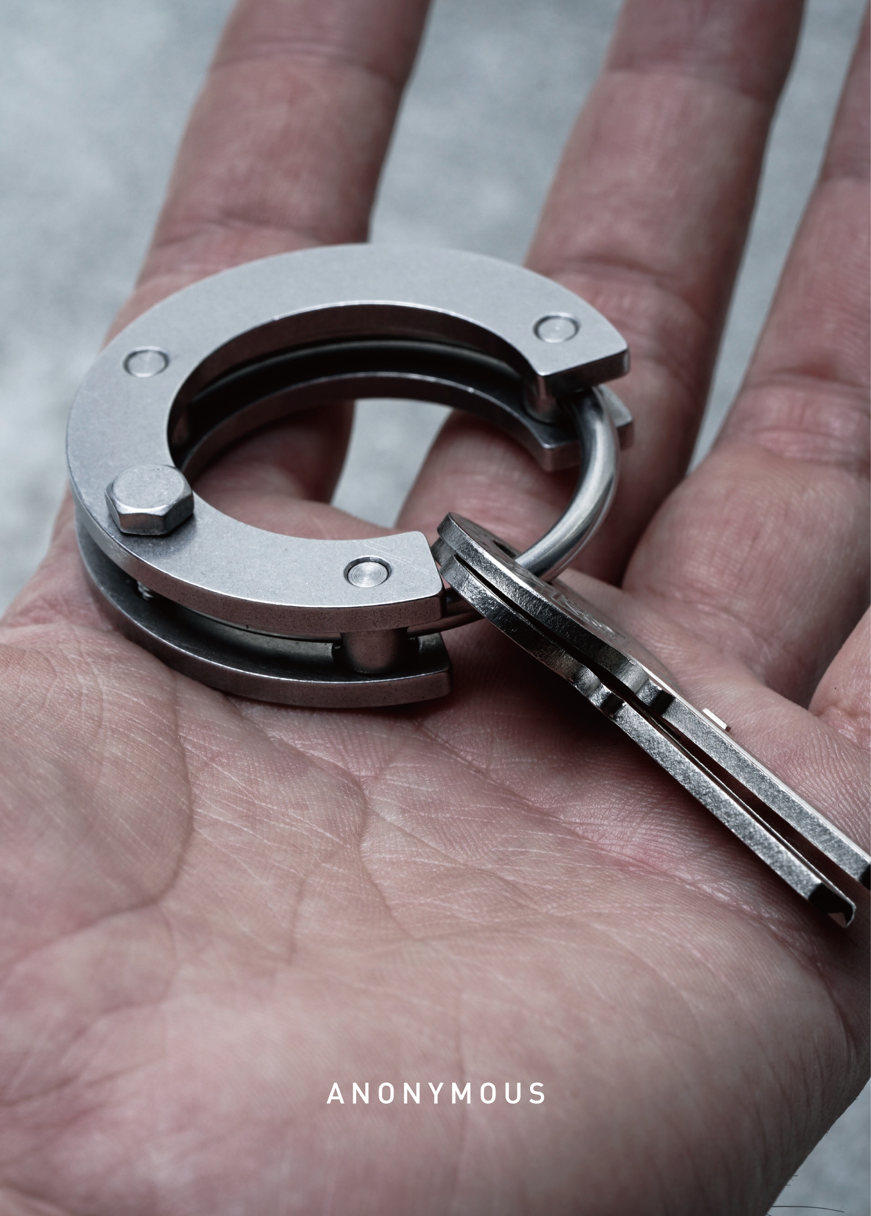 Anonymous Key Ring｜AN-A01｜Matte Steel | 蝦皮購物