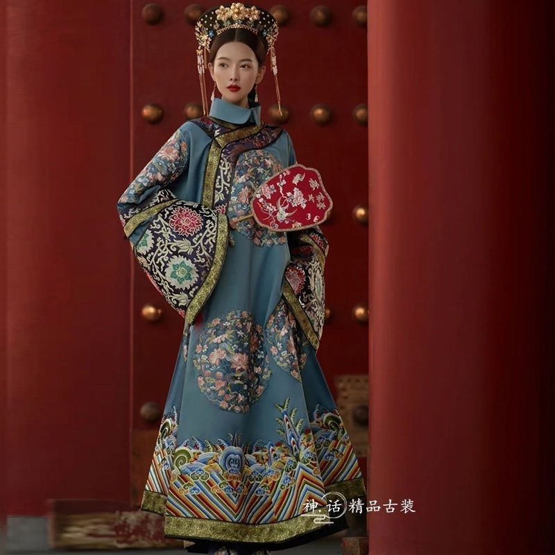 YH cos優選 古裝 戲服 清朝服飾 古風古裝 皇帝吉服 清朝吉服貴妃服裝皇后故宮格格寫真滿族旗服古裝旗裝甄嬛傳 | 蝦皮購物