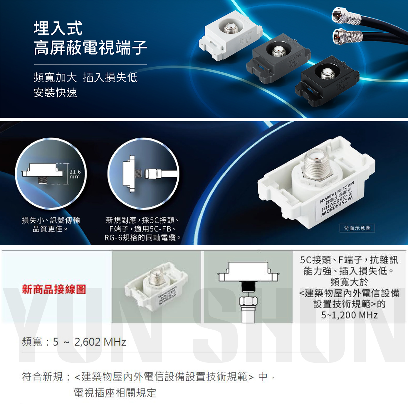 【水電材料便利購】國際牌 星光 電視 插座 中繼／端末／電視端子 47619 47629 3080 W(附蓋板) | 蝦皮購物