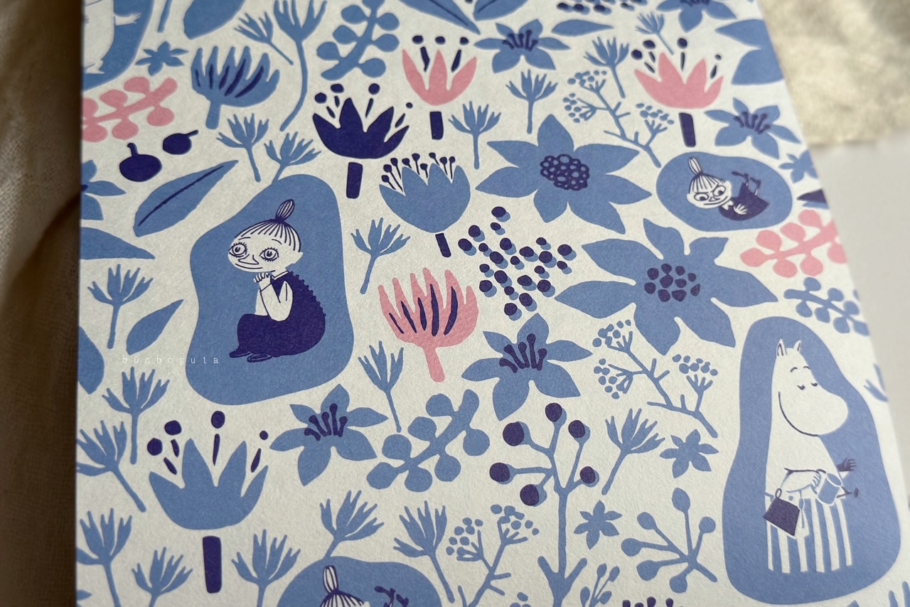100 papers Moomin 素材紙 包裝紙 信紙 | 蝦皮購物