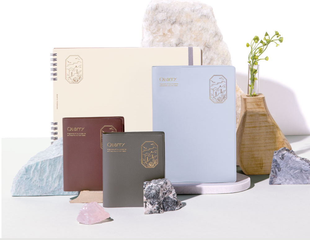 日本 IROHA《QUARRY notebook B5 wide 橫式方眼筆記本》｜明進文房具 | 蝦皮購物