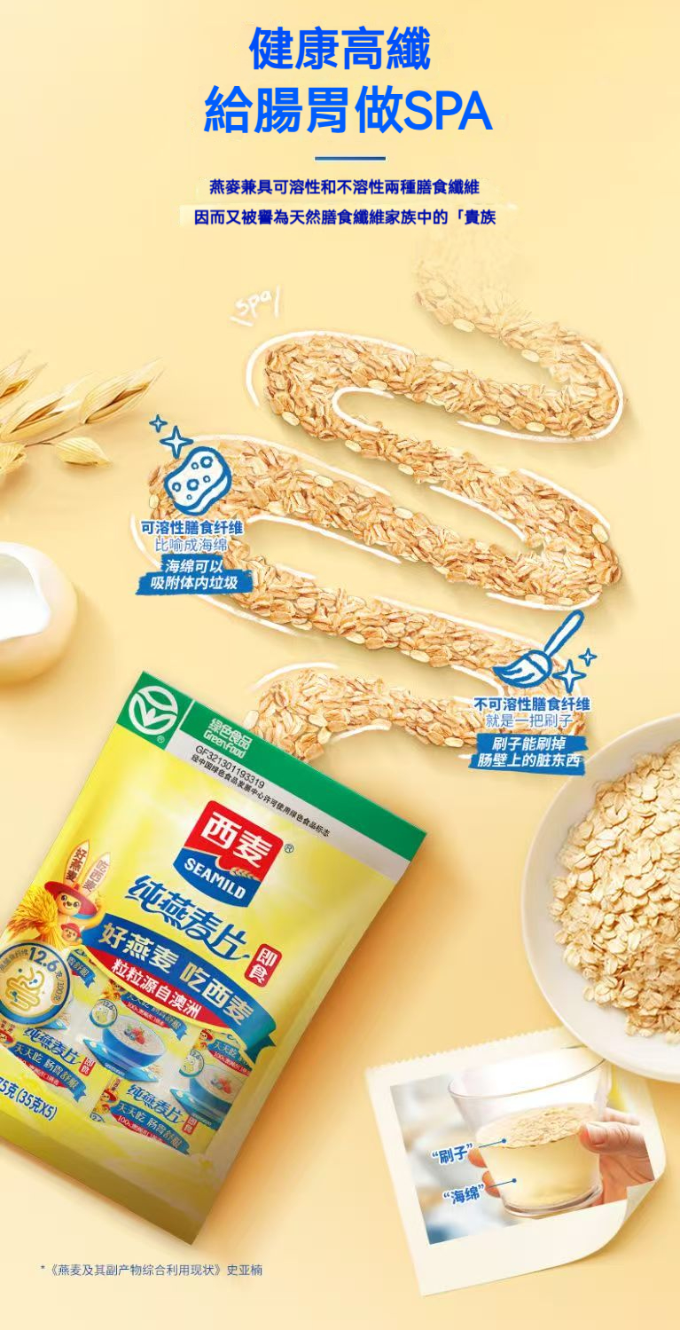 【營養代餐】西麥燕麥片 獨立小包裝35g袋 沖飲麥片 0添加蔗糖 早餐即食 代餐速食 蝦皮購物 