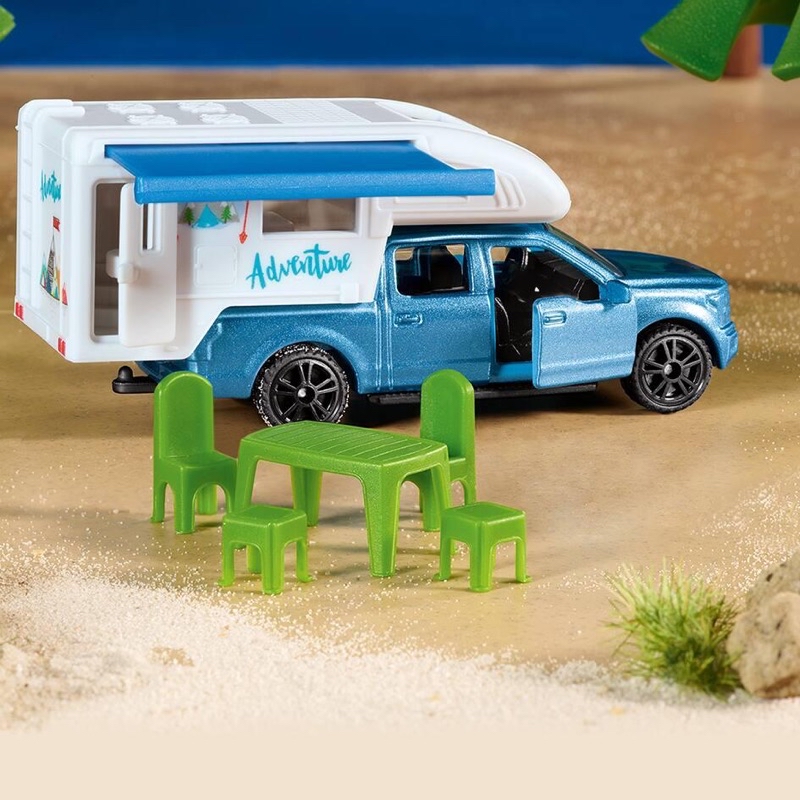 《64SHOP》SIKU｜Ford F-150 Raptor｜福特皮卡F150露營車 可拆卸｜1/64合金模型車 | 蝦皮購物
