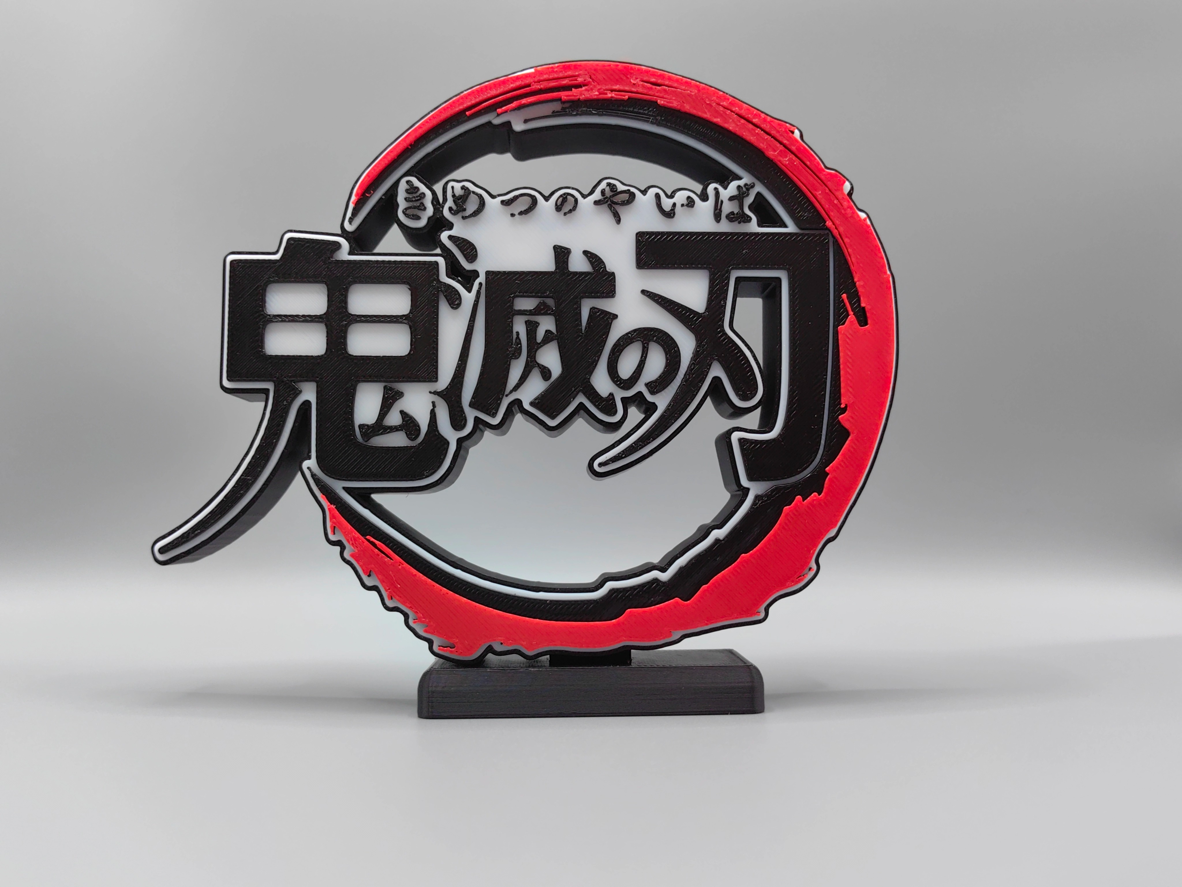 鬼滅之刃 Logo 立體字體 立牌 銘牌 標誌 潮玩 高顏值 擺飾 | 蝦皮購物
