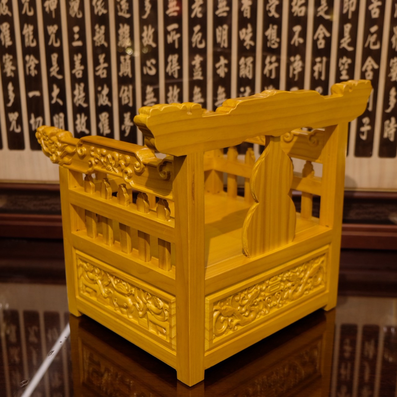 現貨供應 弘喧 尺三 請椅 單色 神明 椅子 寶座 佛像 龍椅 木雕 請神 抱轎 巡邏 佛具 小攆轎 佛椅 轎子 神尊 | 蝦皮購物