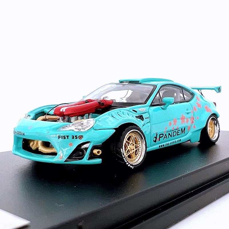 【六四分之一】DCM｜TOYOTA GT86爆改法拉利458引擎 GT 4586｜1/64合金模型車 | 蝦皮購物