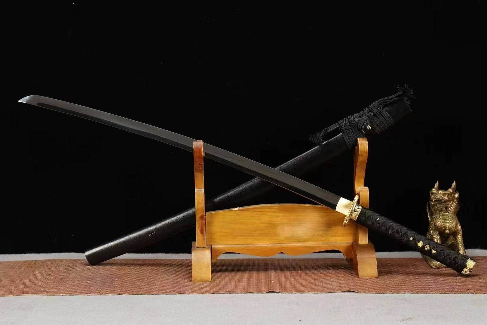 【廠家直銷】26寸鋒鋼鏡面研磨《過江龍》日本刀 武士刀 居合刀 Katana 居合道 打刀 日式指揮刀 太刀 未開刃 | 蝦皮購物