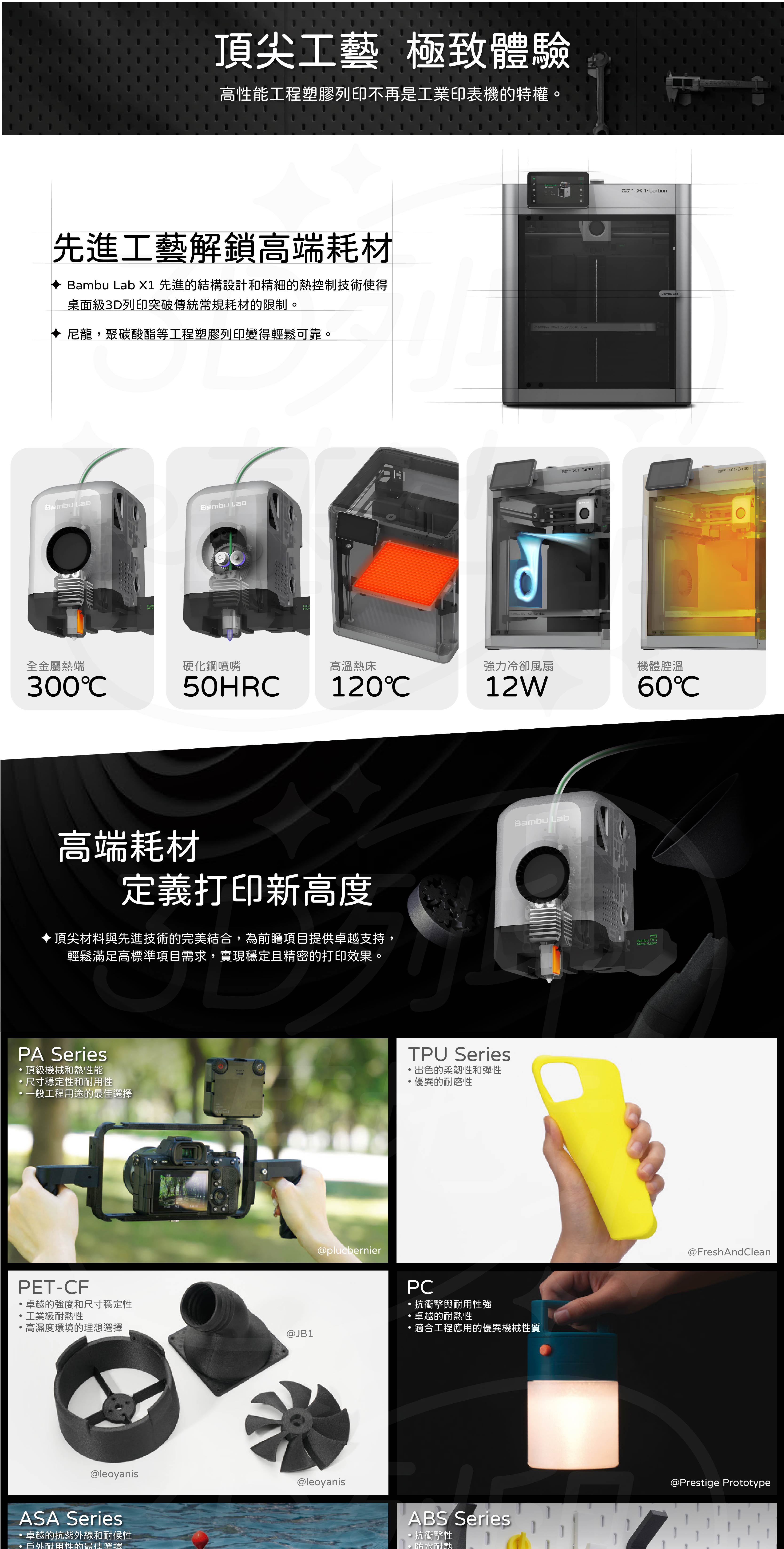 【3D列印基地】 Bambu Lab 拓竹 X1C / X1 Carbon Combo 3D列印機 X1C X1CC | 蝦皮購物