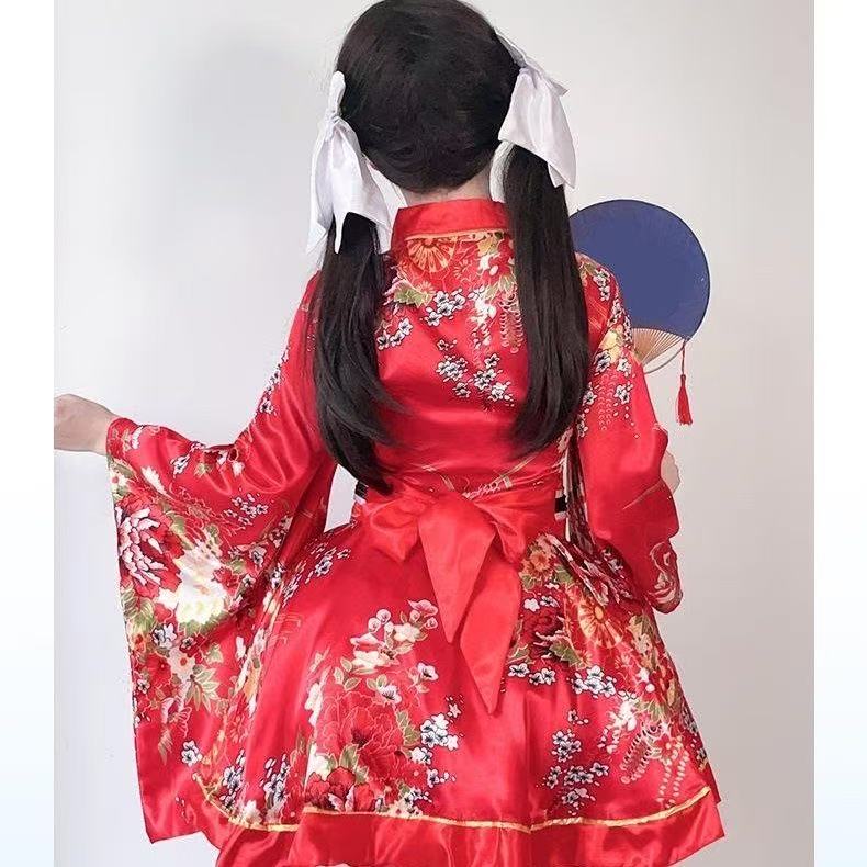 限時優惠價 日本正裝 古早和服 夏日和風 印花改良 浴袍和服 女士套裝 cosplay 服裝 Cos奇匠 | 蝦皮購物
