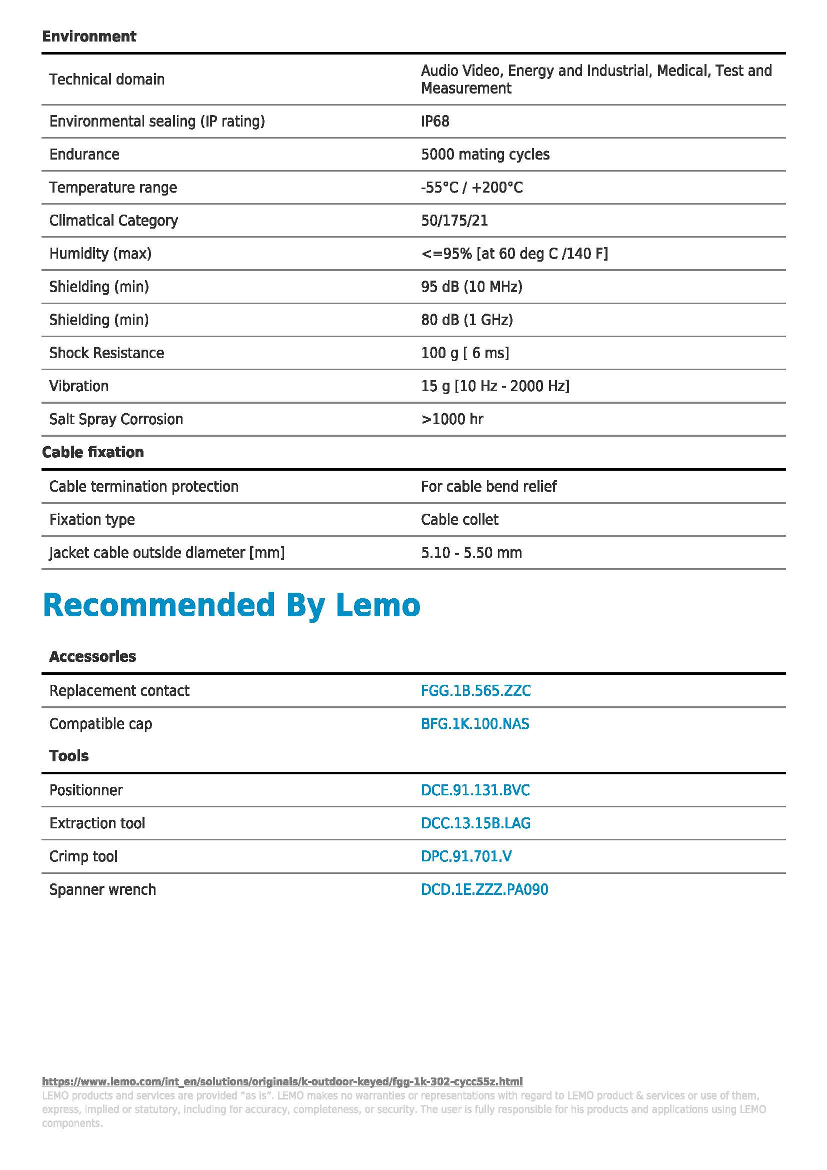 [福利品] LEMO 環形推拉連接器 FGG.1K.302.CYCC55Z 黃銅鍍鉻 公 2Pin IP66/IP6 | 蝦皮購物