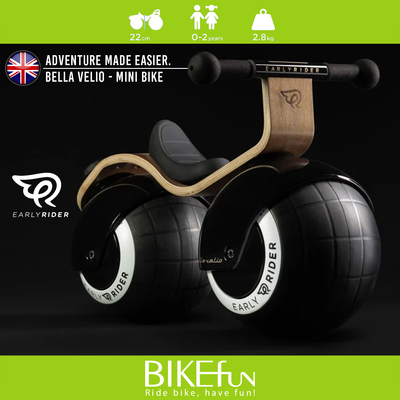 英國 Early Rider Super Velio 鋁鎂合金小滑步車 10-24M 週歲禮 > BIKEfun拜訪單車 | 蝦皮購物