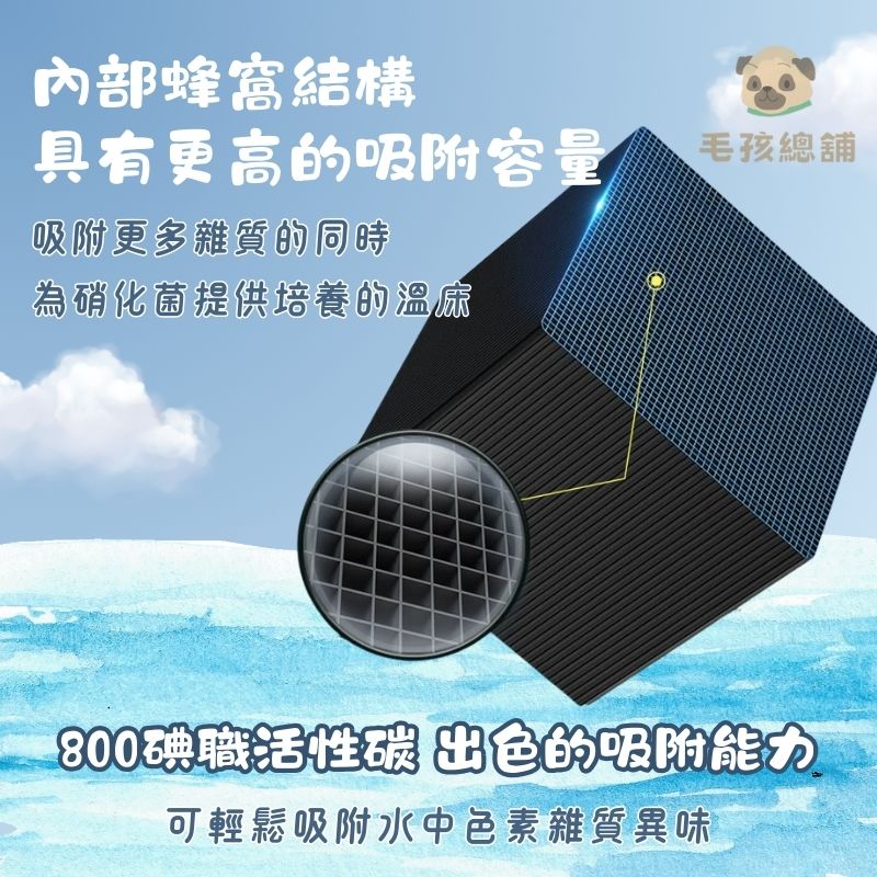 魚缸 活性碳淨水魔方 水族箱 蜂窩魔方 除臭 濾材 過濾 活性碳 除腥味 碳磚 快速淨水 淨化水質 淨水魔方 | 蝦皮購物