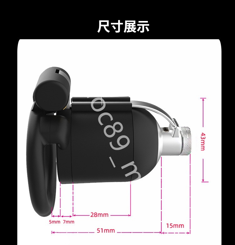 狼牙防逃脫貞操鎖硬塑膠陰莖cb鎖男用貞潔鎖戒擼神器長期外出佩戴 | 蝦皮購物