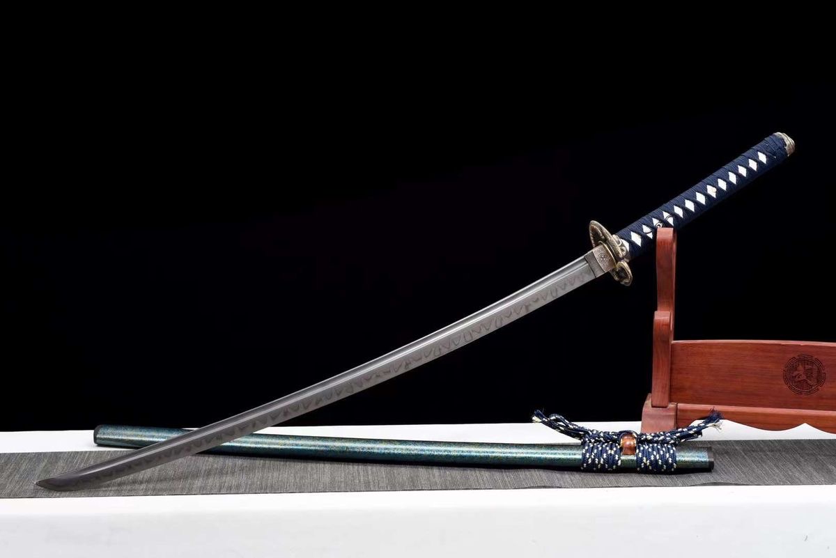 【御宗】玄蛇武士刀 katana 中武士刀 武士道 日式刃 T10燒刃 居合打刀 野太刀 加長太刀 收藏送禮 未開刃 | 蝦皮購物
