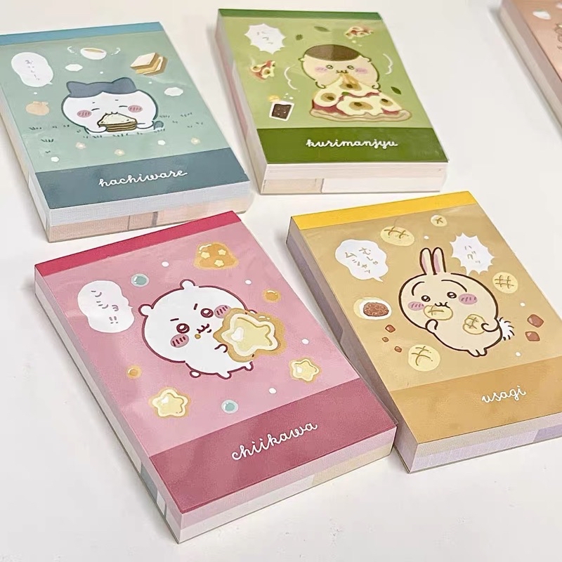 chiikawa便签本卡通彩页吉伊卡哇自嘲熊小八可爱可撕 | 蝦皮購物