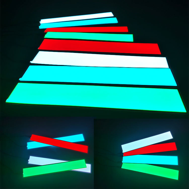 【鑫隆五金】EL冷光片 發光片 超薄LED冷光條 定制 背光冷光板 冷光燈條 12V發光燈片 超薄可剪 3釐米X24釐米 | 蝦皮購物