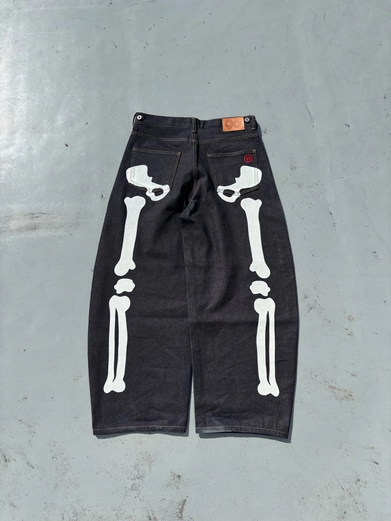9090 骨 デニム ピンク 9090 骨 デニム ピンク 9090 girl_BOTTOMS – YZ
