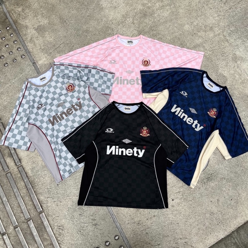 9090 Emblem Piping Game S/S Shirts | 蝦皮購物
