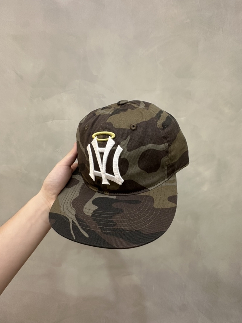 aeae AE SYMBOL ANGEL WING CAP 迷彩柄 NYロゴ aeae AE SYMBOL ANGEL
