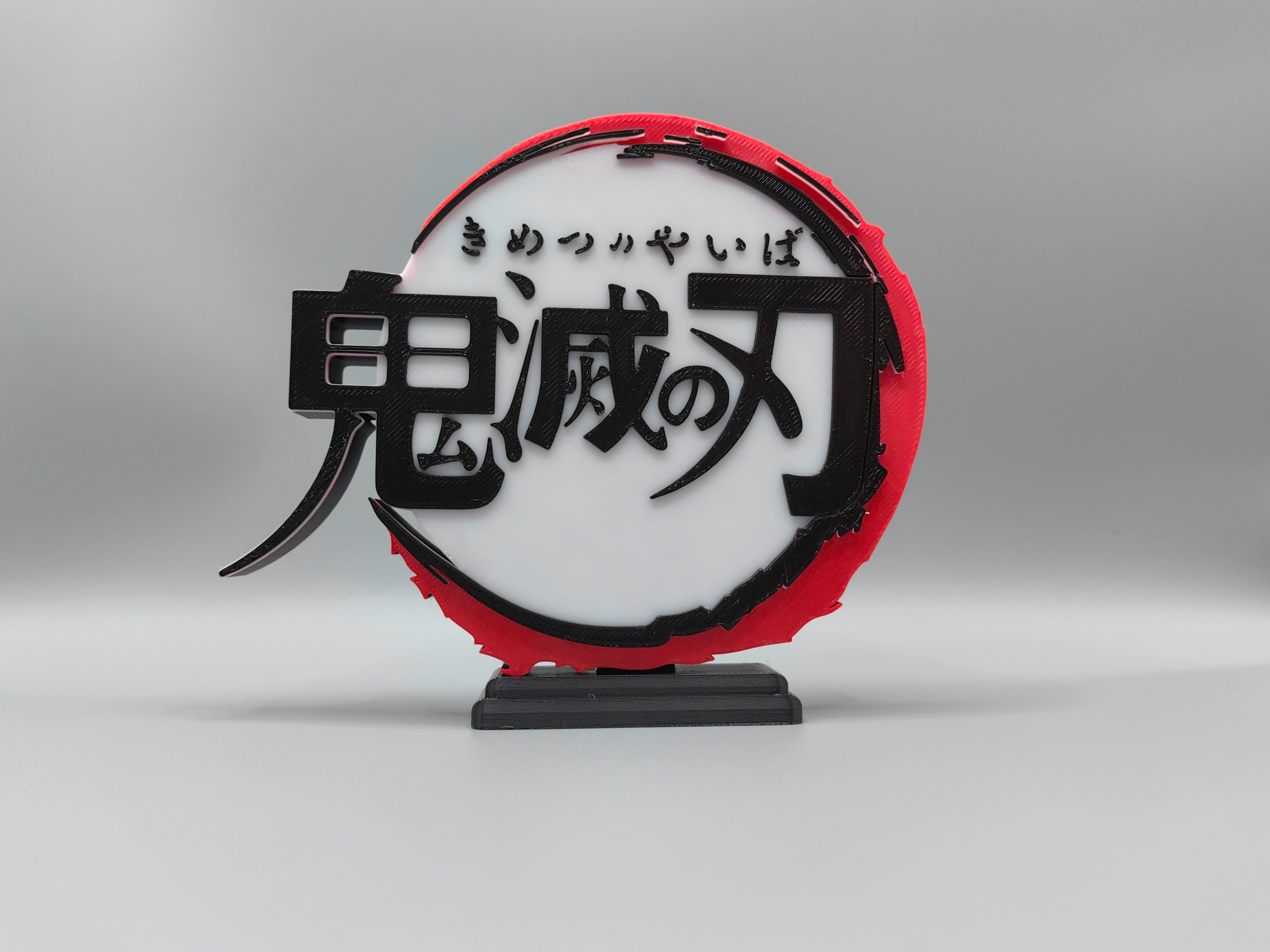 鬼滅之刃 Logo 立體字體 立牌 銘牌 標誌 潮玩 高顏值 擺飾 | 蝦皮購物