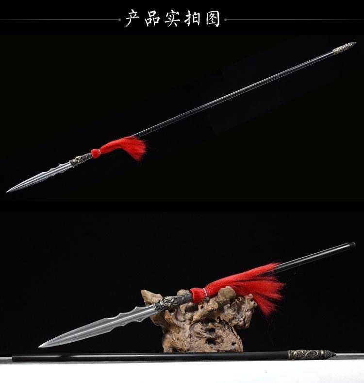 趙雲 覇王銃 槍 竜吟銃 冷兵器 手鍛造打 古兵器 武具 鑑賞用 装飾用 古代三國冷兵器蒼天龍槍趙雲龍槍龍膽亮銀槍呂布方天畫戟金屬模型