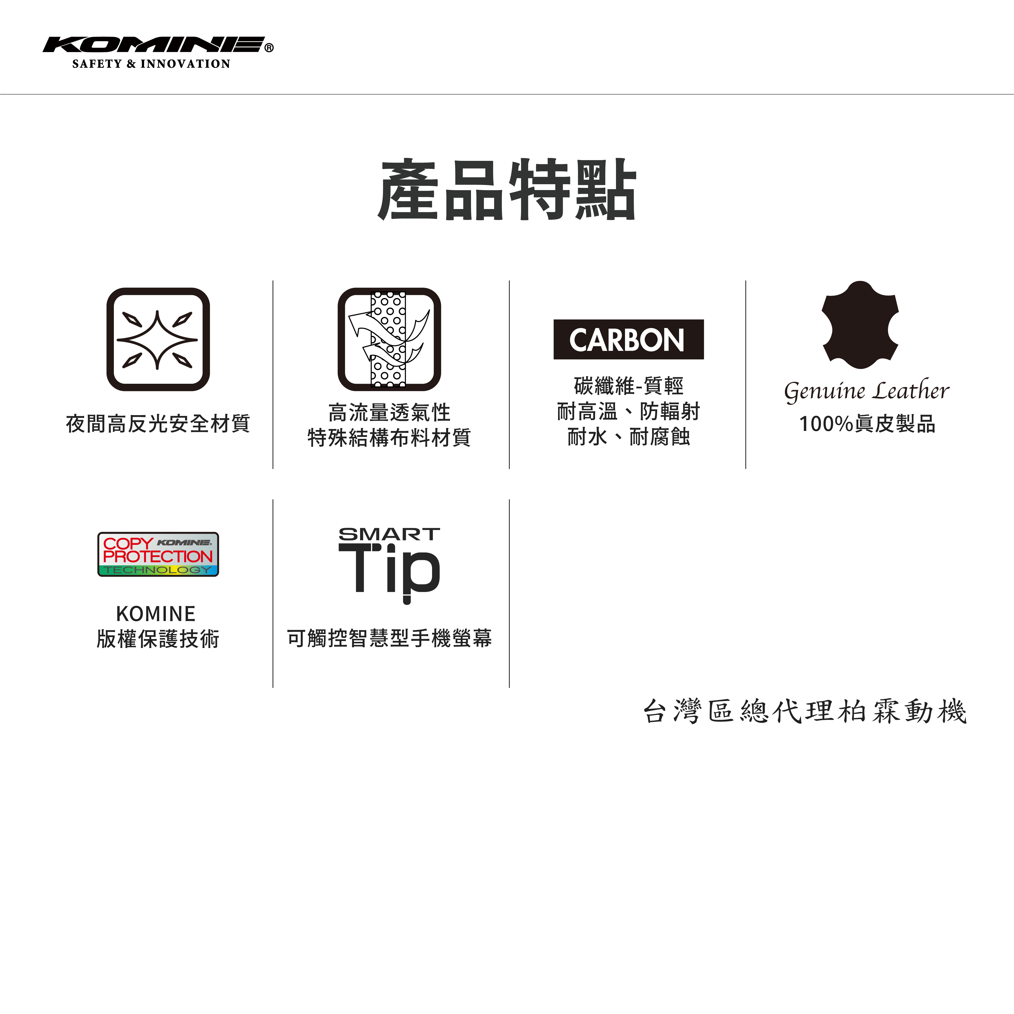 柏霖】日本KOMINE GK268 碳纖維防摔手套卡夢掌心護具夏季防摔手套透氣GK-268 | 蝦皮購物