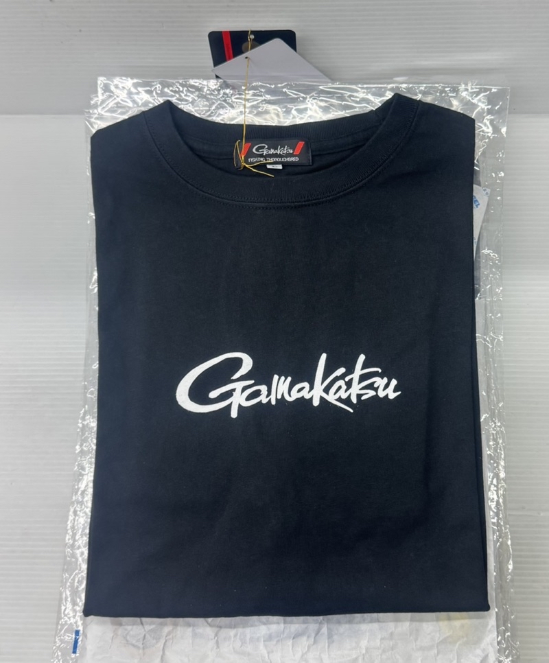 がまかつ(Gamakatsu) 2WAYプリントジップシャツ(半袖) GM3735 ブラック