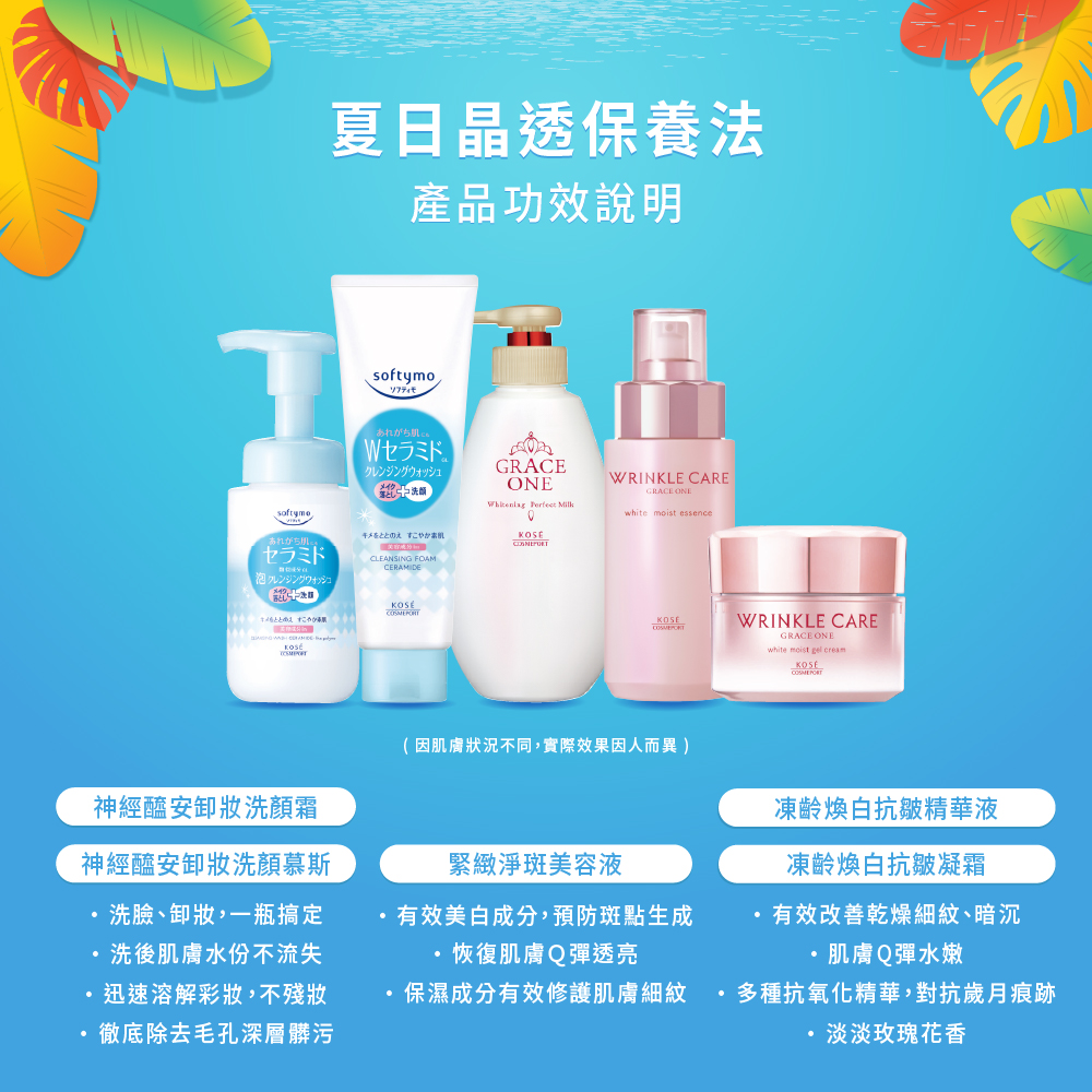 【KOSE Grace one 極上活妍 官方直營】夏日晶透保養－眼臉抗皺全效組 (購綺麗小舖/抗皺/撫紋/保濕/彈潤) | 蝦皮購物