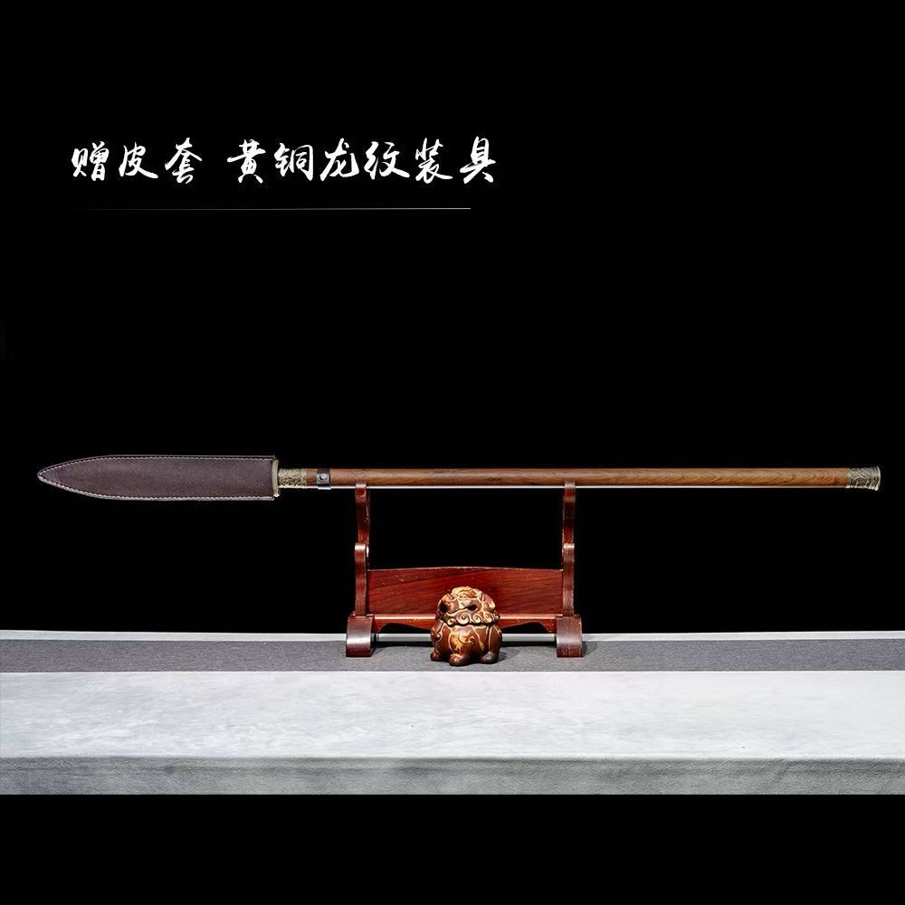 【匠心】龍泉正品刀劍 透甲槍霸王槍一體高錳鋼鍛打趙子龍長槍矛馬槊古代冷兵器紅纓槍武術練習表演 收藏鎮宅擺件送禮 未開刃 | 蝦皮購物