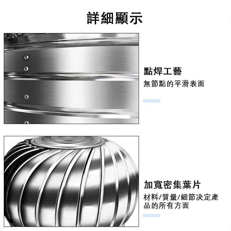 ‼️現貨24H出貨‼️風球 屋頂通風器 自然通風球 201/304不銹鋼球型 免動力通風器 排風器 適用於各種屋頂通風管 | 蝦皮購物