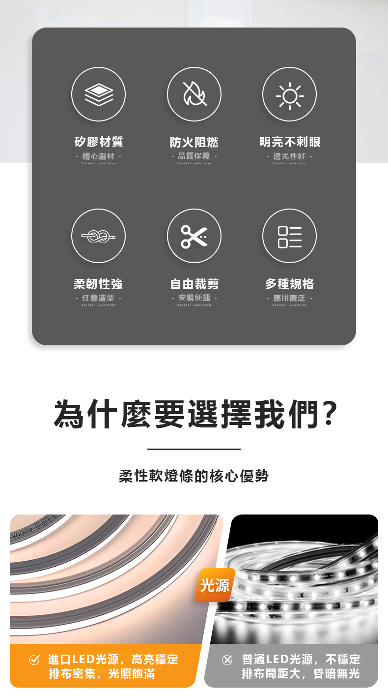 台灣現貨 led燈條24v 柔性矽膠燈條 免焊接櫥櫃燈 超亮130燈/米任意剪裁 嵌入式燈條 led燈帶 天花板展示吊頂 | 蝦皮購物