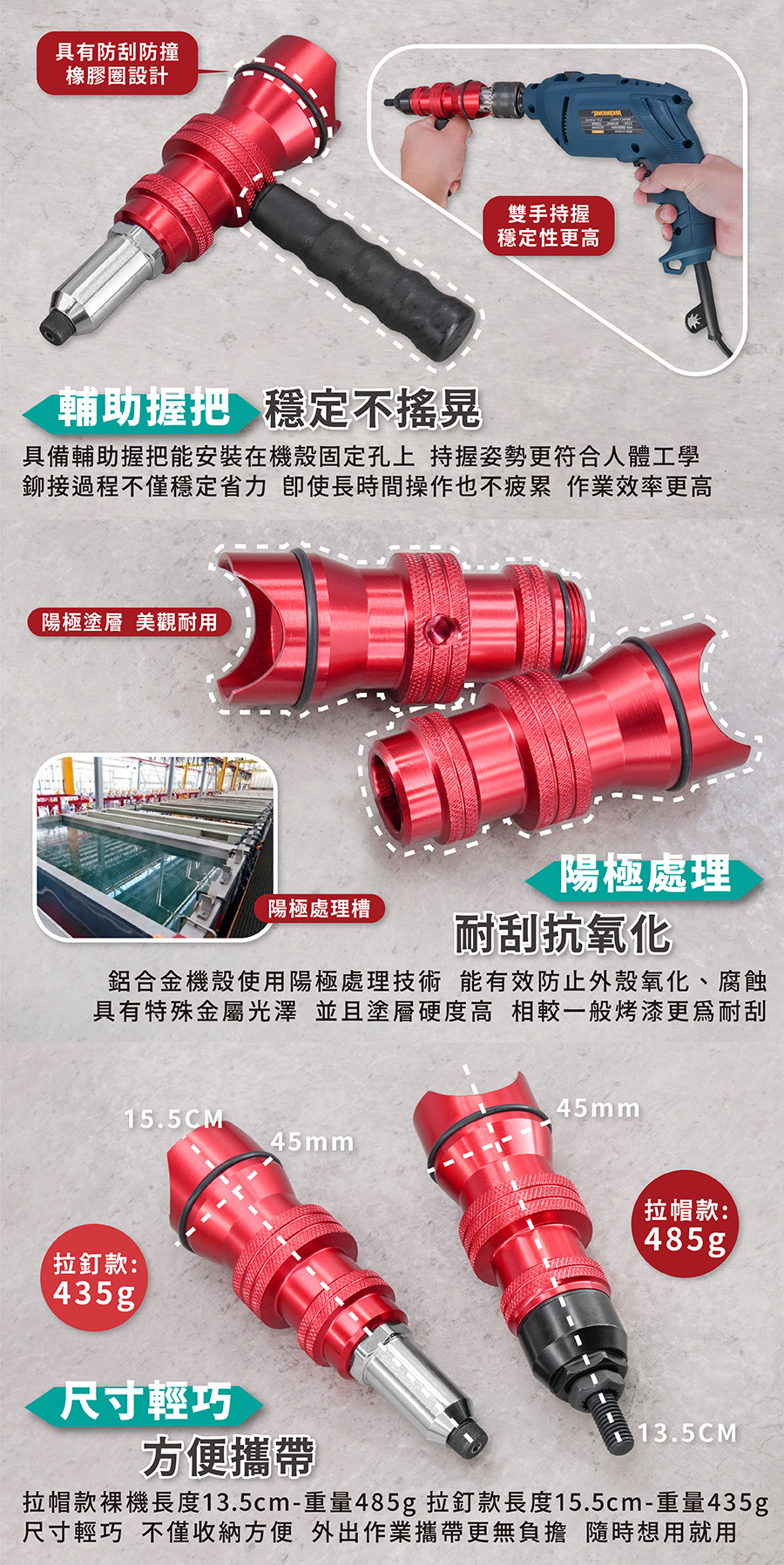 鋁合金-四用電鑽拉鉚套件 電鑽拉釘器 不銹鋼拉釘槍 液壓拉帽槍 抽芯鉚釘槍 螺母槍 手動拉釘器 電動拉帽槍 鉚接槍 鉚合 | 蝦皮購物
