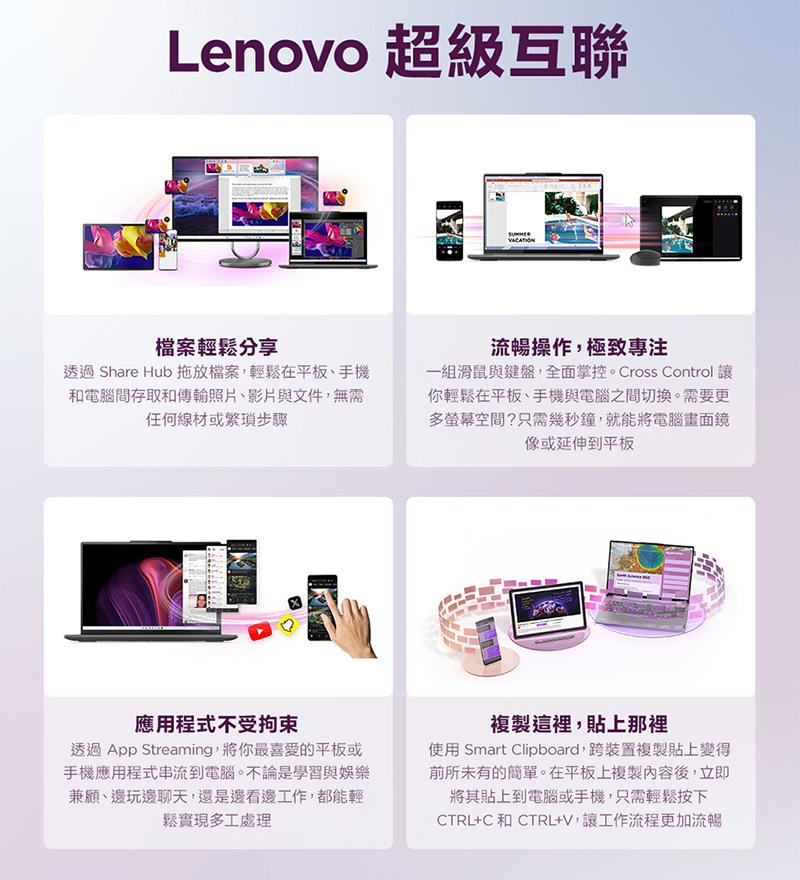 LENOVO Idea Tab Pro TB373FU 8 GB / 256 GB Luna Gray Produktbild-Vorschau 5