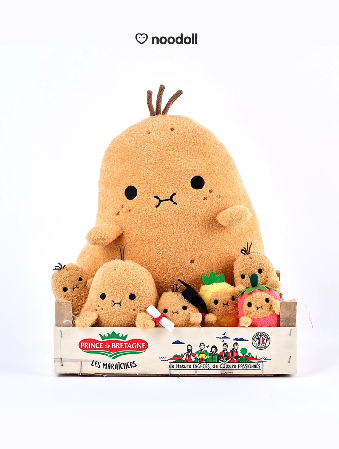 【台灣現貨】正品 Noodoll Ricespud 薯仔家族 馬鈴薯米薯寶 毛絨娃娃吊飾鑰匙圈 七夕情人節禮物 | 蝦皮購物