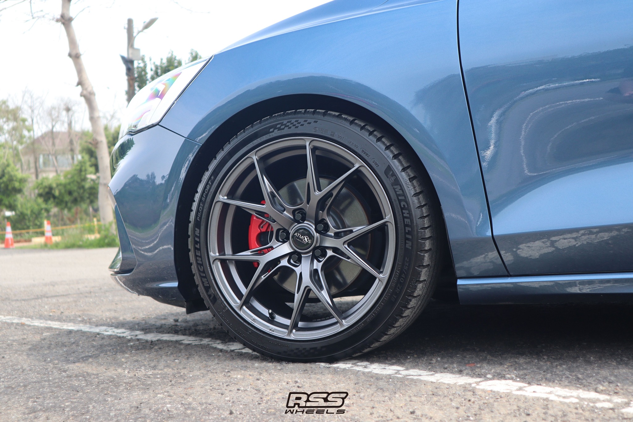 【正東鋁圈】atmos X14 18吋旋壓 5x108 5x114 金屬灰 Mazda Focus Cross Kuga 蝦皮購物 