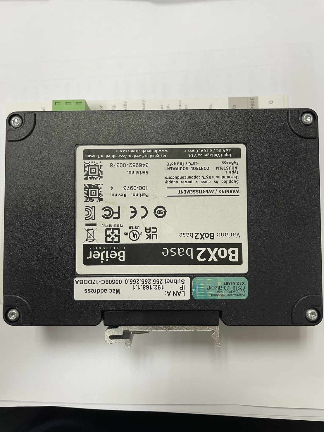 （全新）北爾電子Beijer BoX2 base IOT Gateway 網路通訊協定閘道器及資料轉換器 PLC通訊協定 | 蝦皮購物