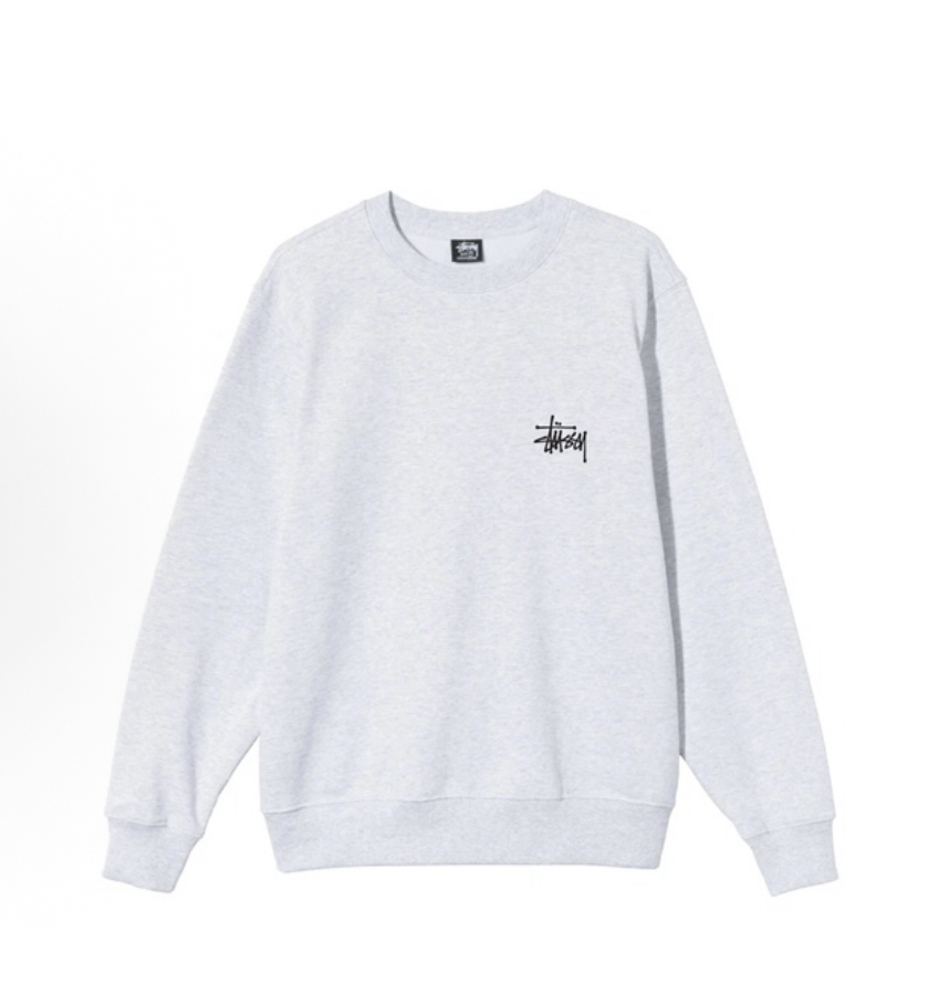 多色可選 Stussy Basic Logo Cre 後背大logo 基本款 美式復古大學T 休閒寬鬆 男女同款 大學T | 蝦皮購物