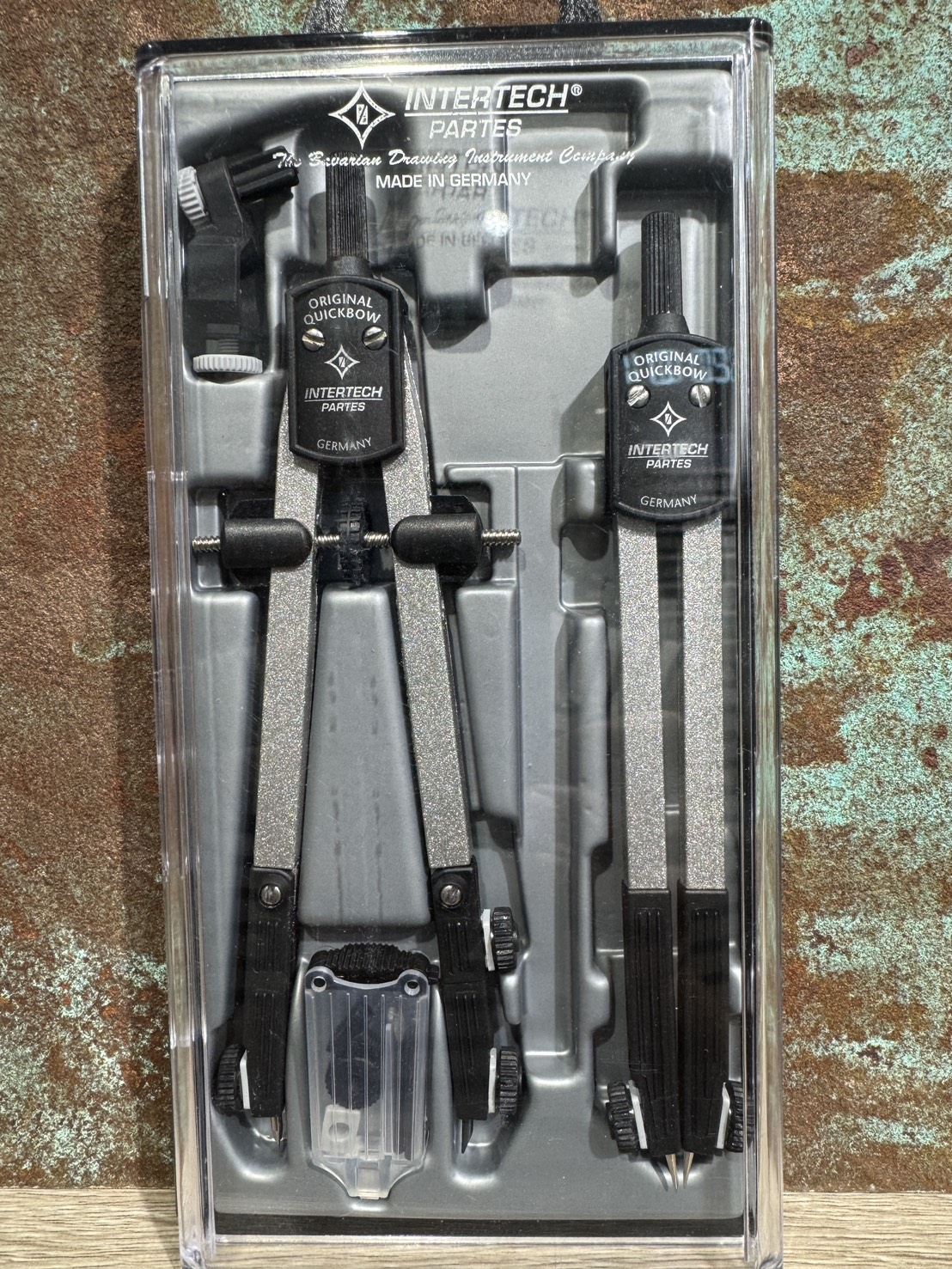 藝城美術~德國 INTERTECH 速動大圓規+分規 INTERTECH COMPASS 32728-3 德國製 | 蝦皮購物